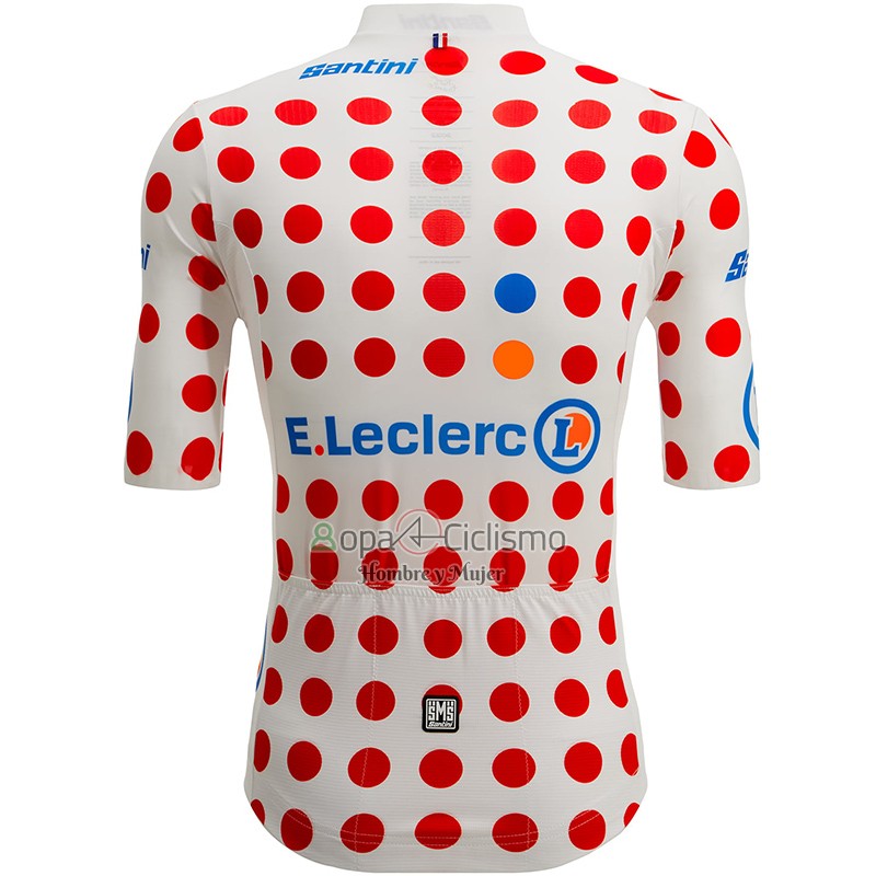 Tour DE Francia Ropa Ciclismo Culotte Corto 2023 Hombre Mangas Cortas Rojo